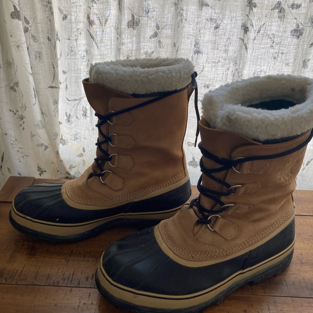 Sorel Men’s Caribou Waterproof Boots Size 13